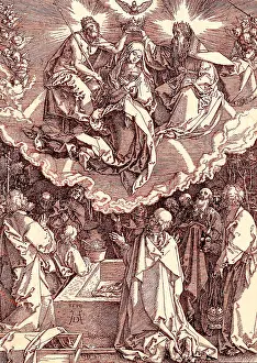 Christian Art Illustrations Prints: Assumption of Mary