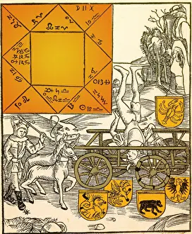 Astrology Print, a satirical illustration ridiculing the practice