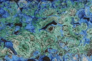 Semi Precious Stones Prints: Azurite and Malachite