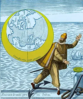 Italian Explorer Prints: Christopher Columbus, Italian Explorer