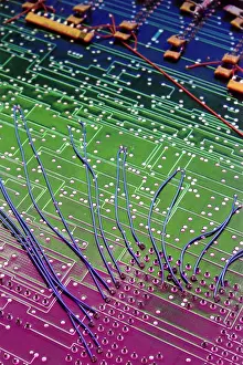 Computer Motherboard Prints: Circuit board