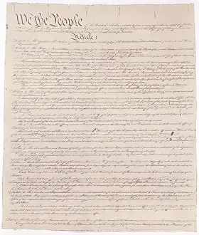 United States Founding Fathers Prints: US Constitution