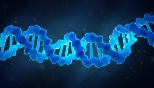 Double Helix Structure Prints: DNA Illustration