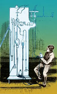 Thomas Edison Inventions Prints: Edison Vacuum Pump