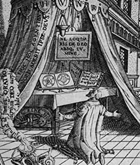 German Physician Prints: Detail from The First Stage of the Great Work, 1595