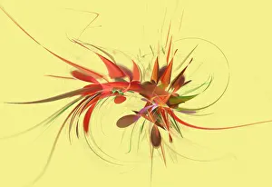 Abstract Fractals Prints: Fractal Flame