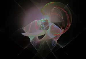 Abstract Fractals Prints: Fractal Flame