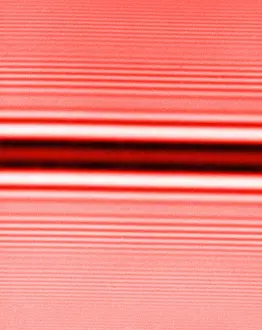 Fresnel Diffraction by Thin Wire Color Enhanced Print