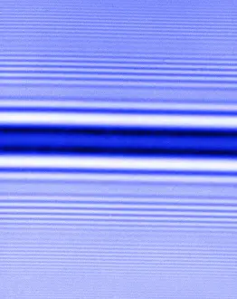 Fresnel Diffraction by Thin Wire Color Enhanced Print