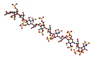 Medical Science Illustrations Prints: Heparin, Molecular Model
