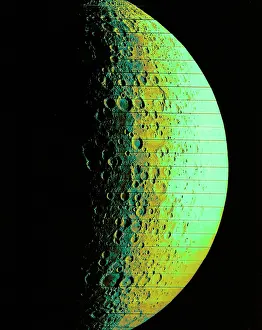 Colorful Astronomy Pictures Prints: Hidden Side of Moon
