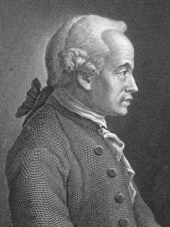 Western Philosophy History Prints: Immanuel Kant, German Philosopher