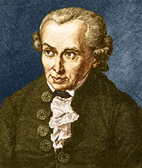 Western Philosophy History Prints: Immanuel Kant, German Philosopher