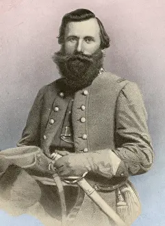 Confederate General Prints: Jeb Stuart, Confederate General