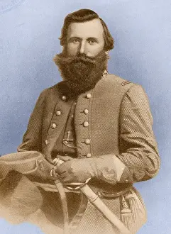 Confederate General Prints: Jeb Stuart, Confederate General