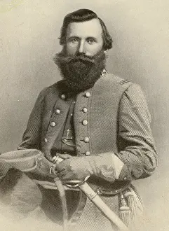 Confederate General Prints: Jeb Stuart, Confederate General