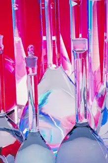 Science Laboratory Equipment Prints: Laboratory glassware