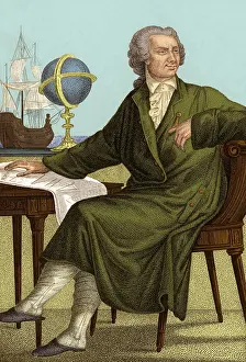 Swiss Mathematician Prints: Leonhard Euler, Swiss Mathematician