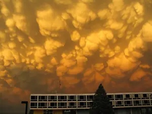 Mammatus Clouds Prints: Mammatocumulus Cloud