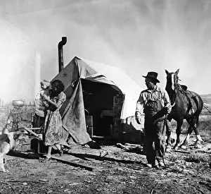 Great Depression America Prints: Migrant Workers
