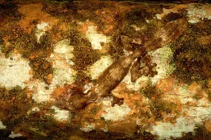 Camouflaged Reptiles Prints: Leaf-tailed gecko