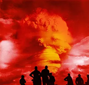 Atomic Bomb Explosion Prints: Nuclear Detonation