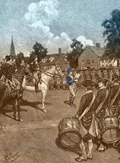 Revolutionary War Era Prints: Reading of Declaration of Independence, 1776