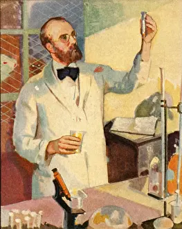 Microbiologist History Prints: Robert Koch, German Bacteriologist