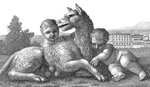 Roman Mythology Prints: Romulus and Remus, Founders of Rome