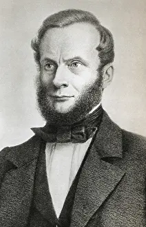 Famous Mathematicians Prints: Rudolf Clausius, German Physicist