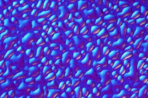 Condensation Print (160x) - Glass Surface under Light Microscopy