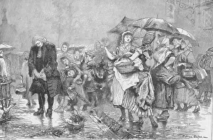 Samuel Johnson Biography Prints: The Self-Imposed Penance of Samuel Johnson, English Author