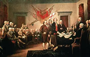 John Trumbull Artwork Prints: Signing the Declaration of Independence