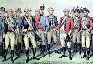 American War Of Independence Prints: Surrender of Lord Cornwallis, 1781
