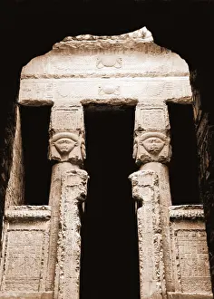 Luxor Egypt Landmarks Prints: Temple of Hathor