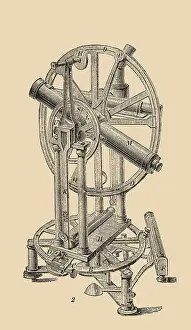Historical Scientific Instruments Prints: Transit Instrument
