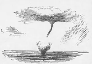 Severe Weather Conditions Prints: Waterspout