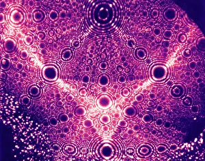 Platinum Crystal X-Ray Diffraction Print