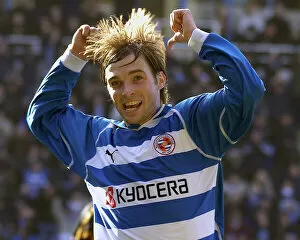 Images Dated 18th March 2006: Bobby Convey celebrates his goal