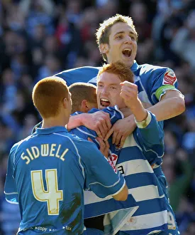 James Harpers goal celebration against Derby James Harpers goal celebration against Derby