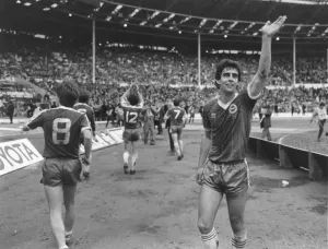 Gary Stevens Print (1983 FA Cup Final) - Brighton & Hove Albion FC