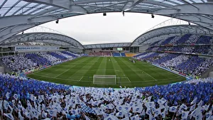 The opening of the American Express Community Stadium The opening of the American Express Community Stadium