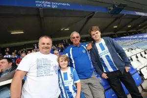 St Andrews Prints: Brighton & Hove Albion 2014-15 Away Game Print: Birmingham City