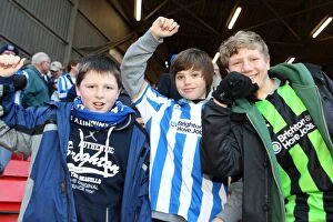 Images Dated 22nd March 2001: Sea of Supporters: Brighton & Hove Albion Away Games 2012-2013